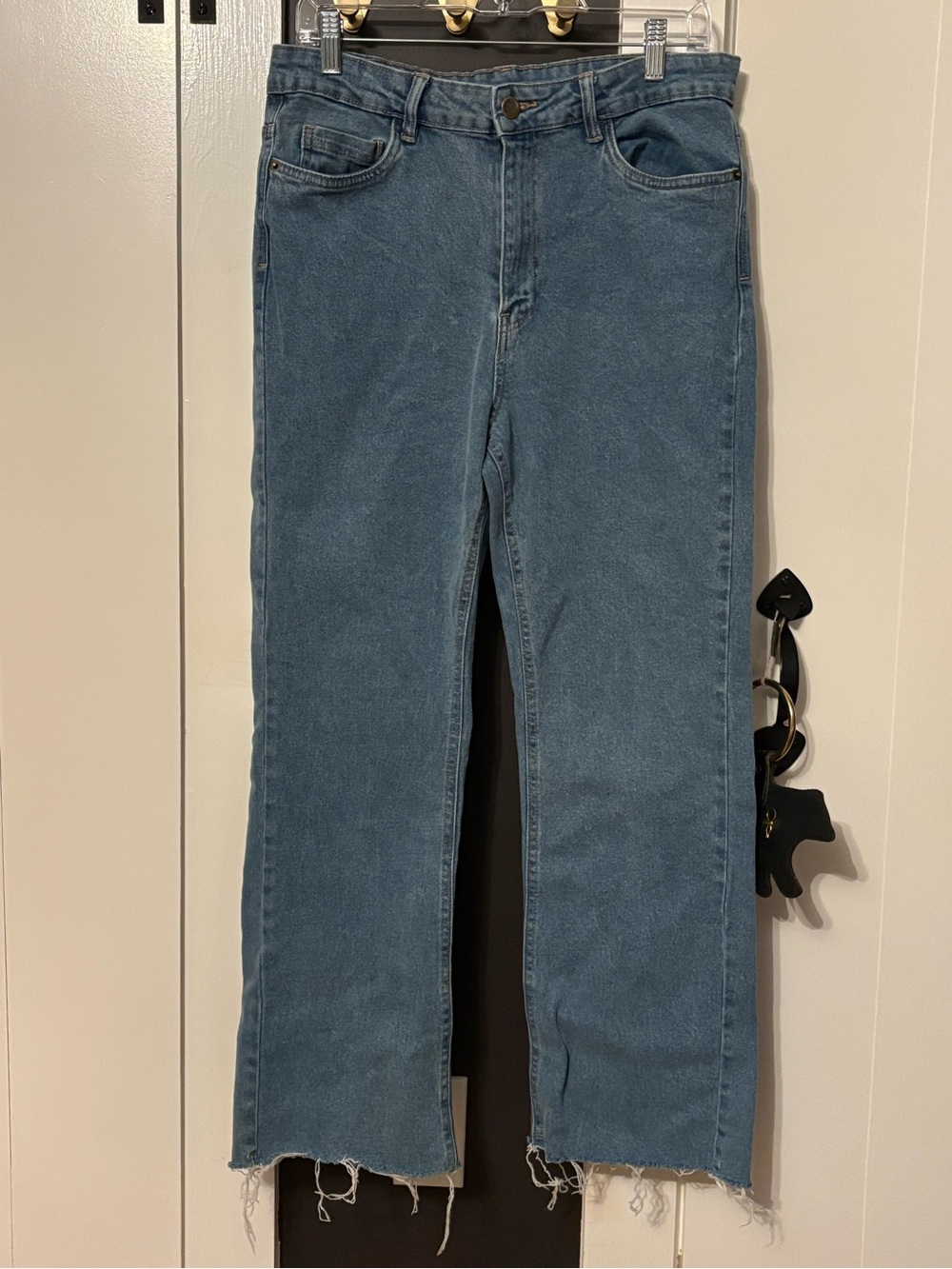 Blue Women's Straight-Leg Jeans